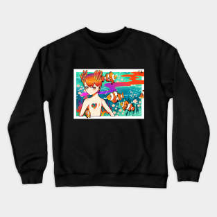 Anemonefish boy Crewneck Sweatshirt